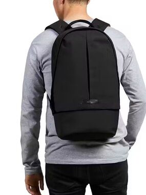 Bellroy Classic Backpack Plus Black Minimalist Laptop Travel Backpack 24L